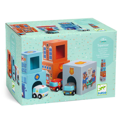 Djeco - TopaniCar Blocks Set