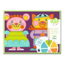 Djeco - Chubby Cheeks Animal Painting Set with Palette