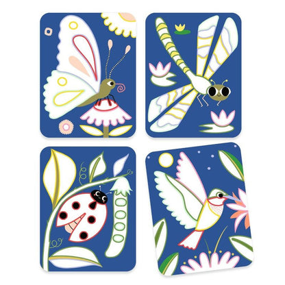 Djeco - Creepy Crawlies Bug Palette Painting Set
