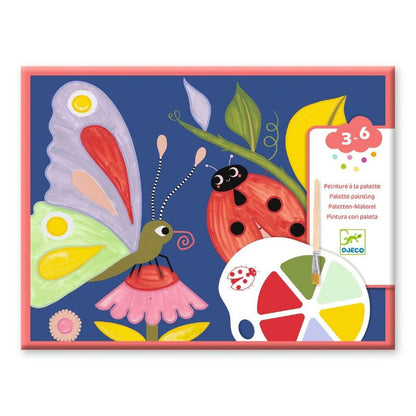 Djeco - Creepy Crawlies Bug Palette Painting Set