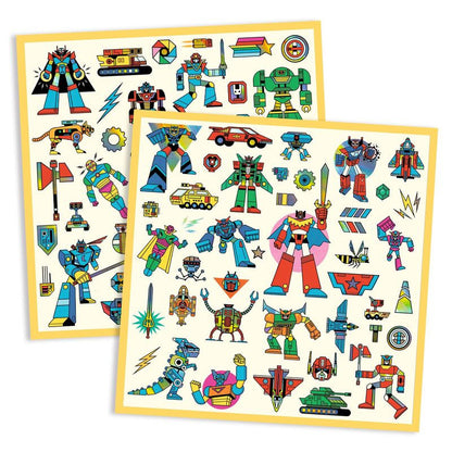 Djeco - Robot Stickers