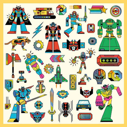Djeco - Robot Stickers
