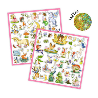 Djeco - Fantasy Metallic Stickers