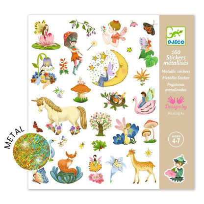 Djeco - Fantasy Metallic Stickers