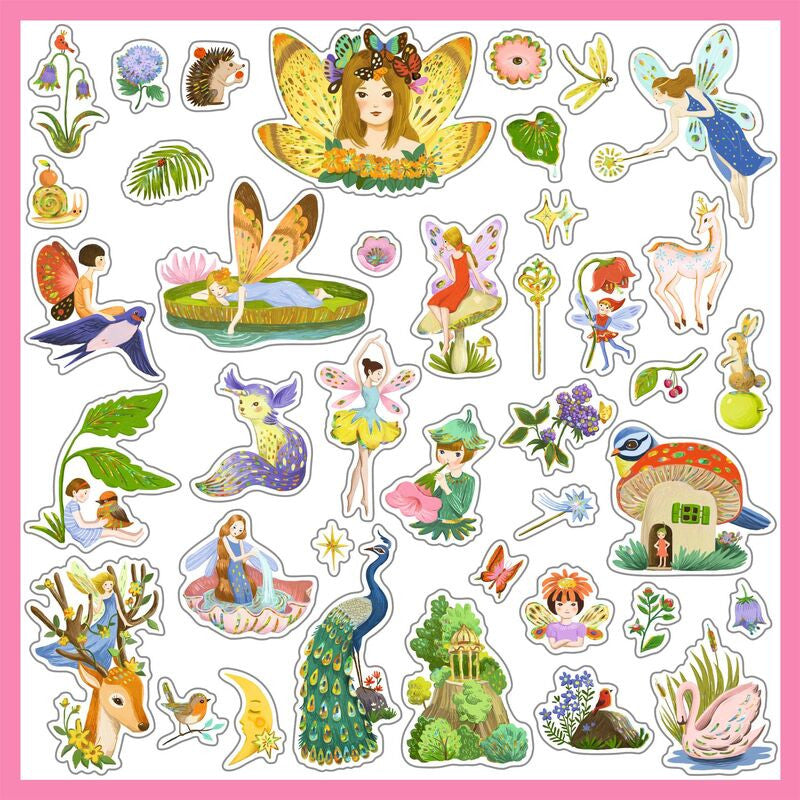 Djeco - Fantasy Metallic Stickers