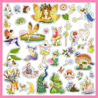Djeco - Fantasy Metallic Stickers