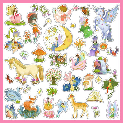 Djeco - Fantasy Metallic Stickers