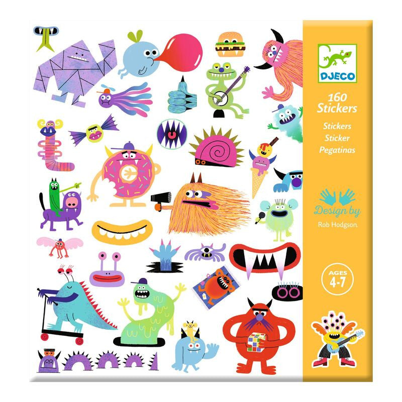 Djeco - Monster Stickers
