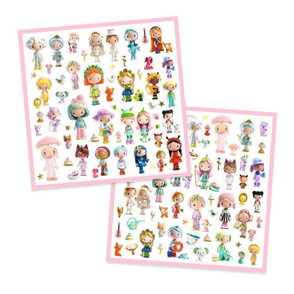 Djeco - Tinyly Metallic Stickers