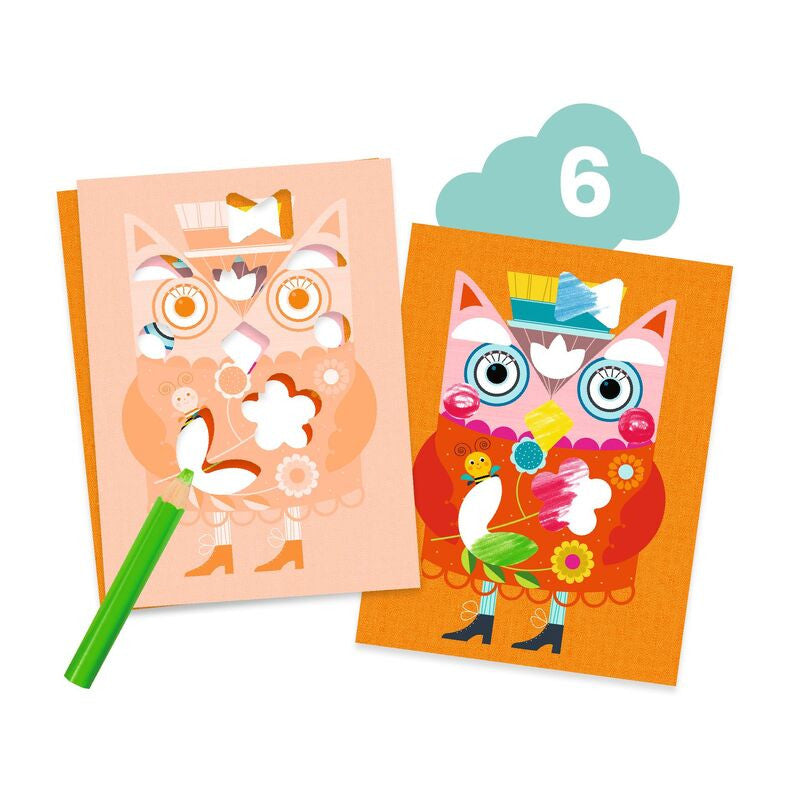 Djeco - The Cat & His Friends Multi Craft Kit