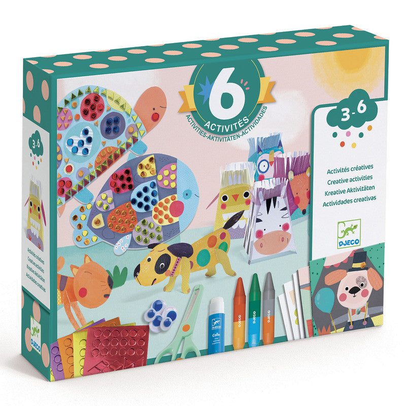 Djeco - Animal Houses Multi Craft Kit
