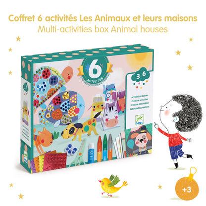 Djeco - Animal Houses Multi Craft Kit