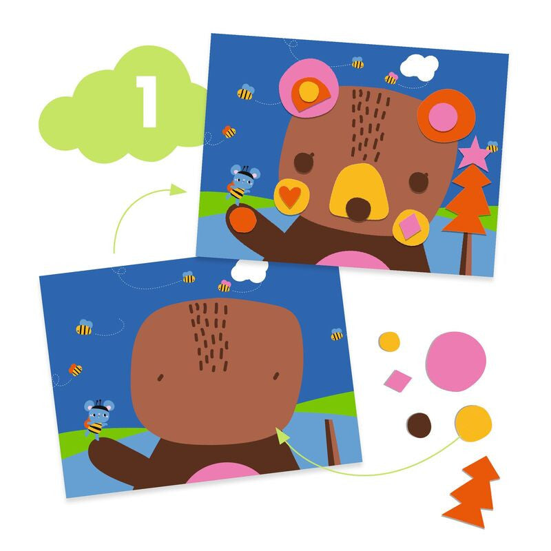 Djeco - The Mouse & His Friends Multi Craft Kit
