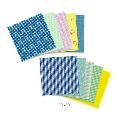 Djeco - Natsu 100 Origami Sheets by Petit Pan