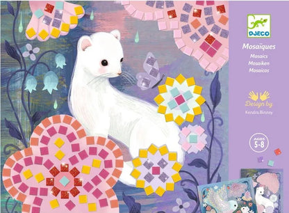Djeco Woodland Mosaics - Foam Sticker Craft Kit, 2 Pictures