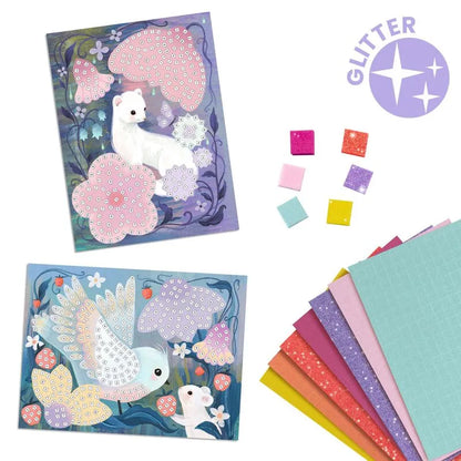 Djeco Woodland Mosaics - Foam Sticker Craft Kit, 2 Pictures