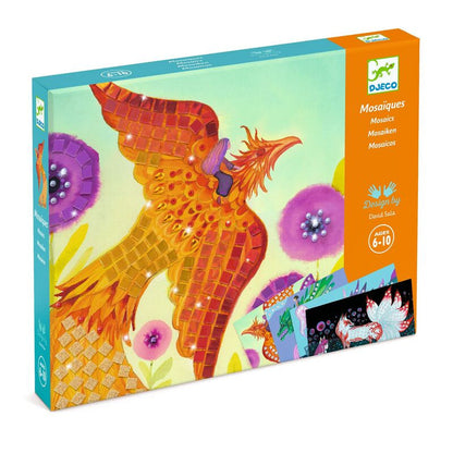 Djeco - Mythical Creatures Collage Mosaic Set