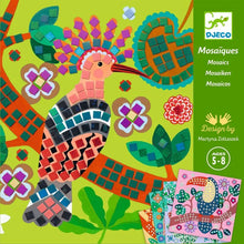 Djeco Canopy Mosaics - Beginner Foam Sticker Kit, 4 Boards