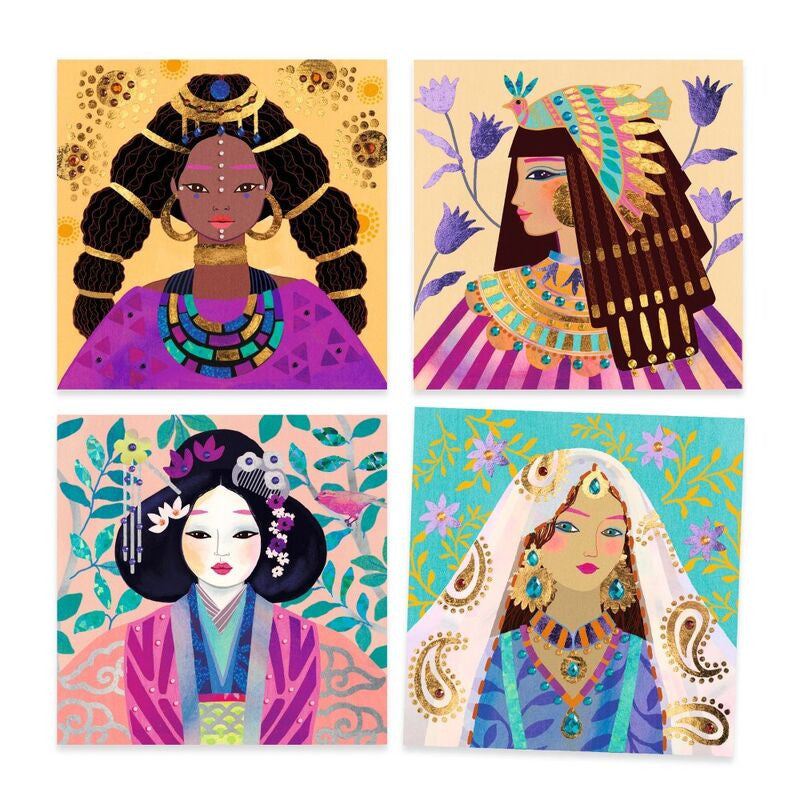 Djeco - Metal and Gems Precious Foil Pictures