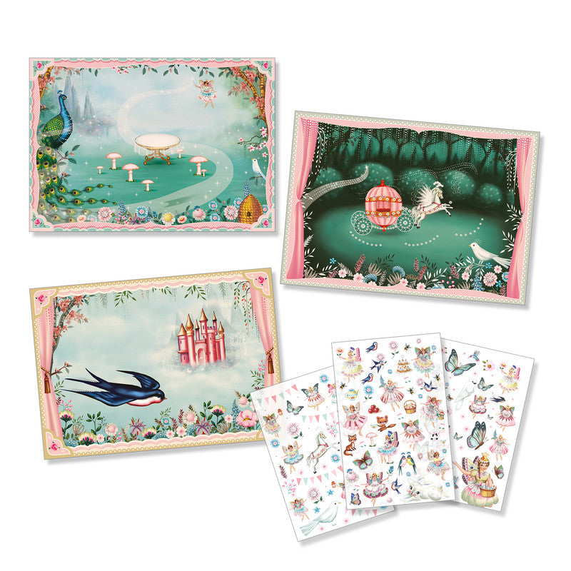 Djeco Decals - In Fairyland Rub-On Transfers