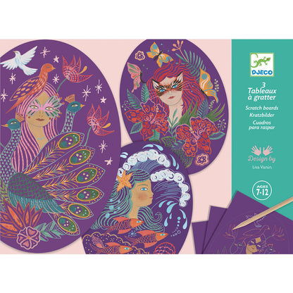 Djeco - Nymph Scratch Cards