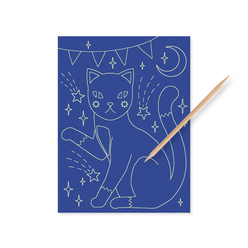 Djeco - At Night Scratch Cards