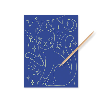 Djeco - At Night Scratch Cards