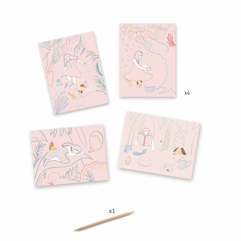 Djeco - The Picnic Scratch Cards