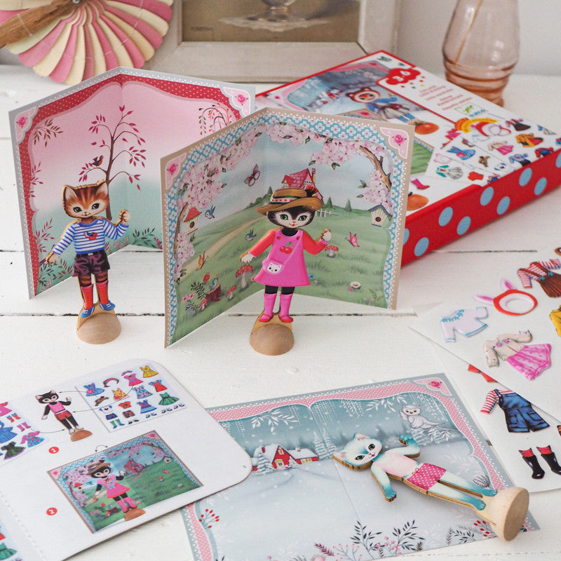 Djeco - Little Wardrobe Collage Set