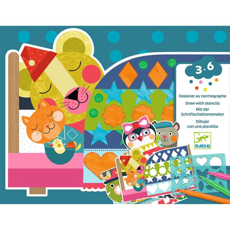 Djeco - Neat but Fun Drawing with Stencils