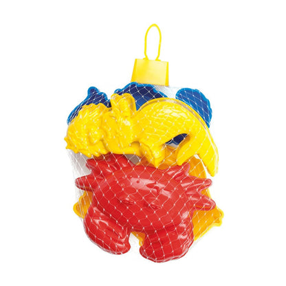 Dantoy -  Classic - Sea Creatures Sand Moulds - 4pc