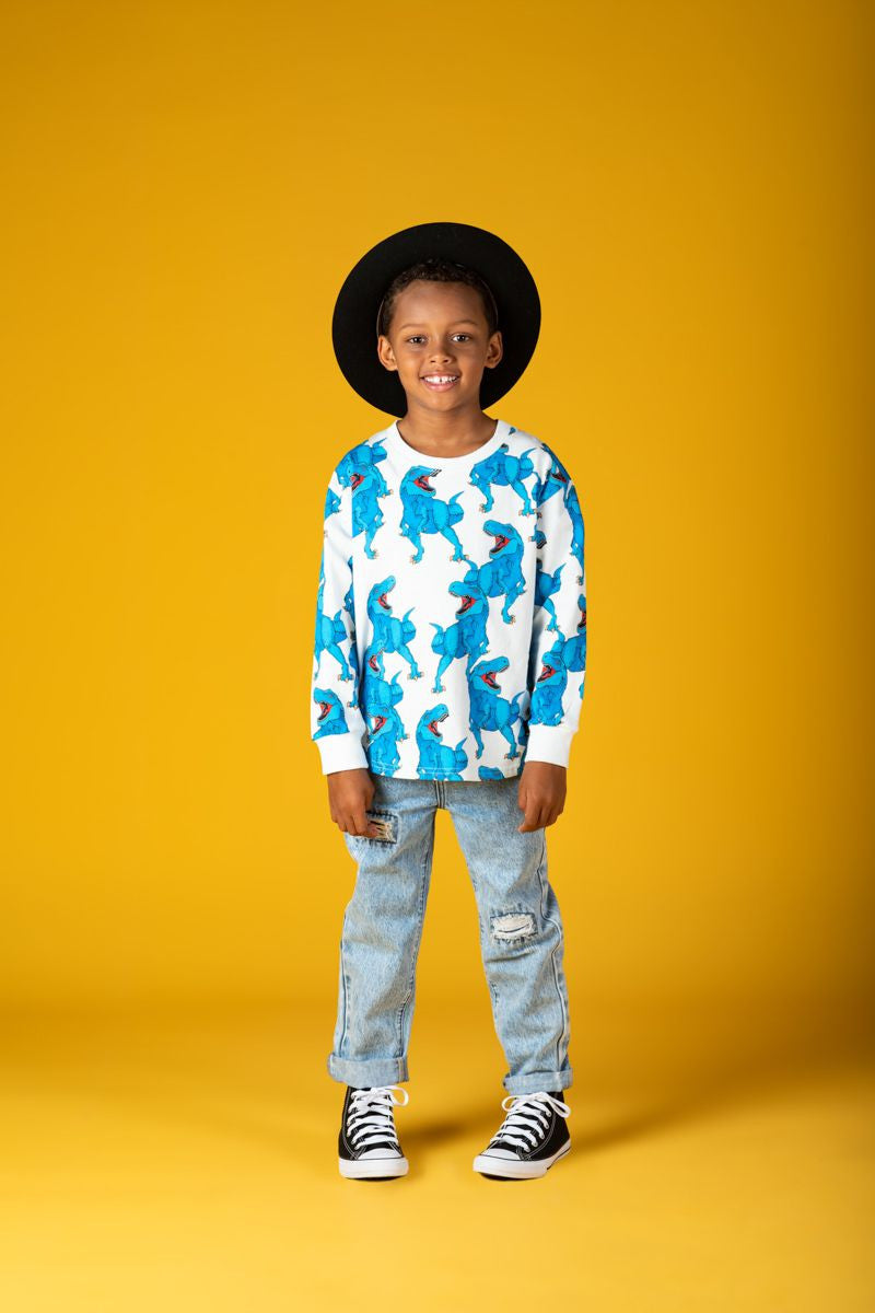 Blue Rex Long Sleeve T-shirt - Teen