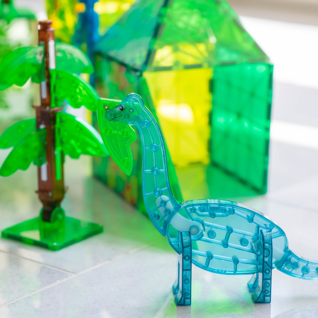 MAGNA-TILES - Dino World XL - 50 Piece Set