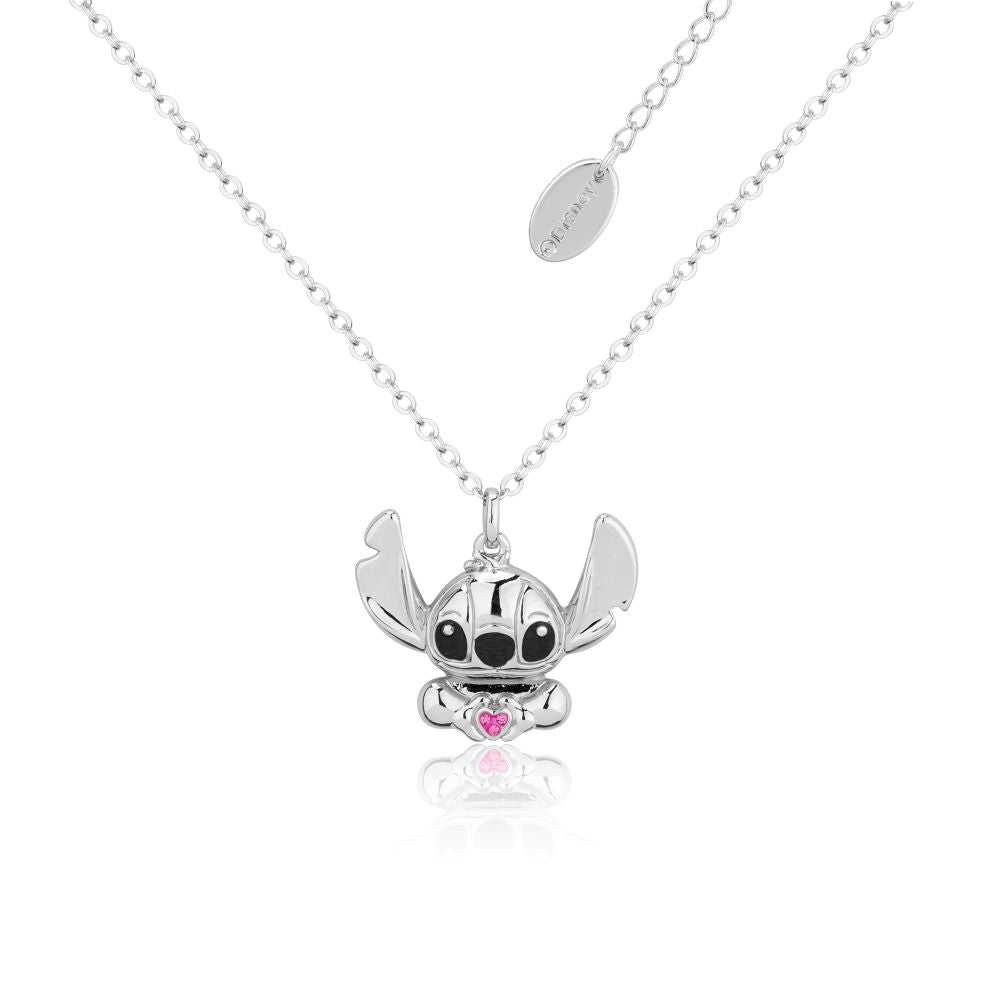 Couture Kingdom Disney Lilo and Stitch Crystal Heart Necklace