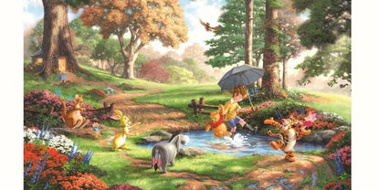 Harlington Thomas Kinkade 1000pc - Disney Winnie the Pooh Puzzle