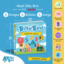 Ditty Bird - Learning Songs Board Book | USB-C Rechargeable