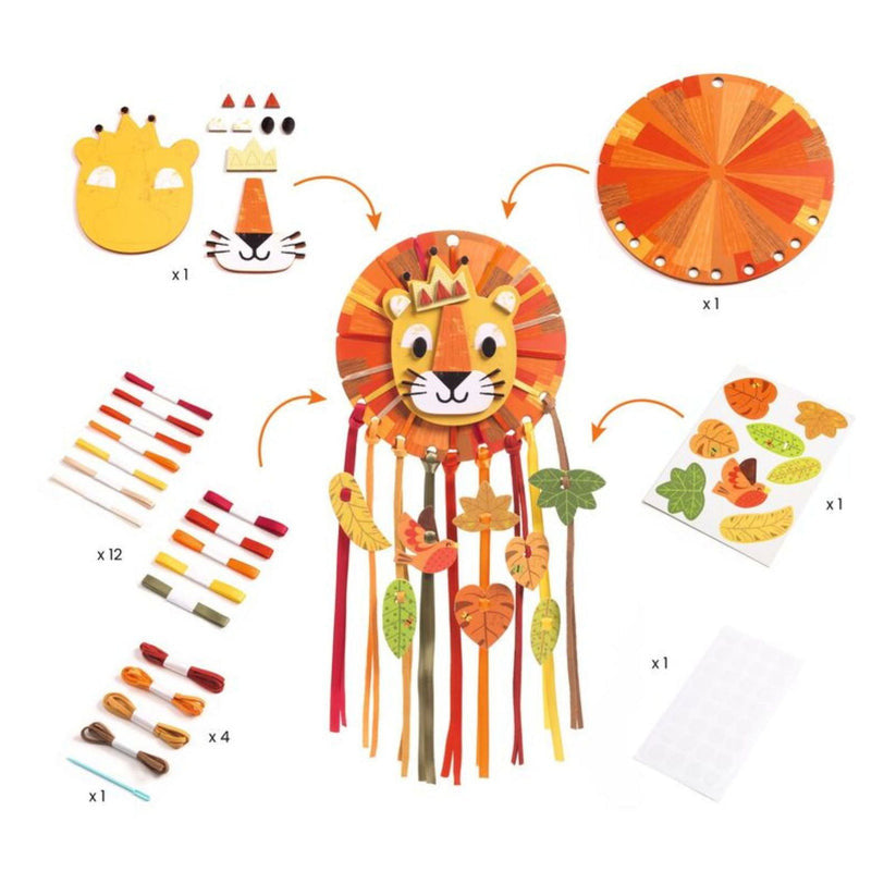 Djeco Do It Yourself - Little Lion Dreamcatcher