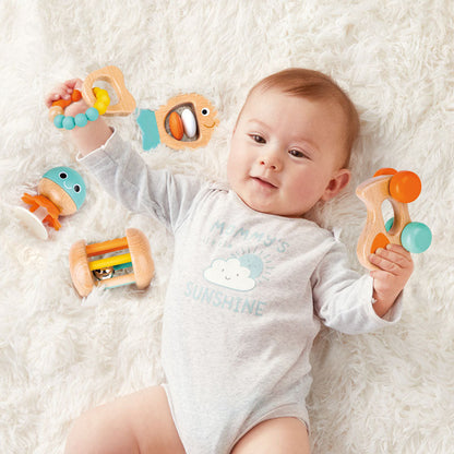 Hape - Wooden Multi-Stage Sensory Gift Set