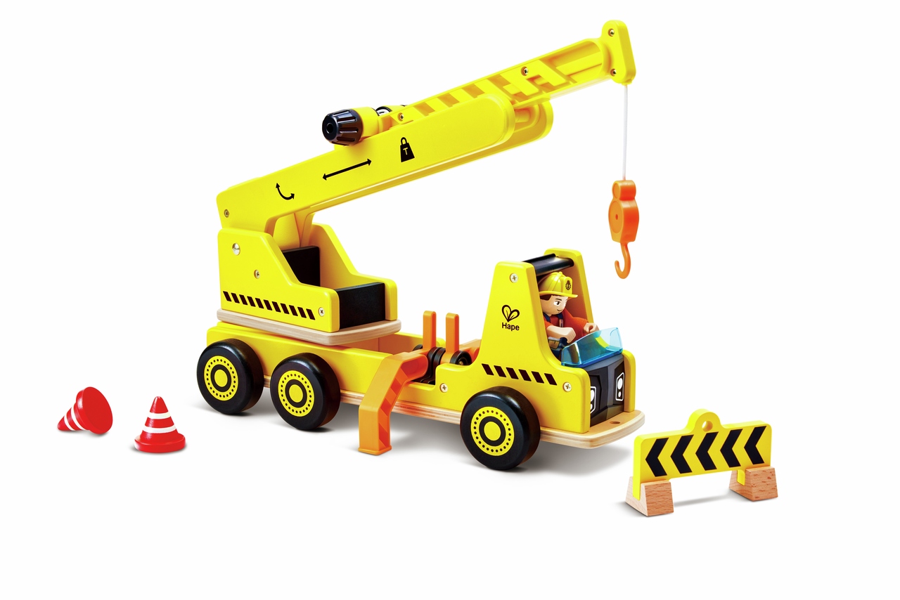 Hape Mobile Crane & Construction Set