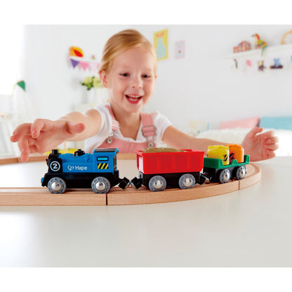 Hape Rail - Battery Powered Rolling- Stock Set