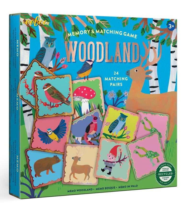 eeBoo - Memory & Matching Game – Woodland