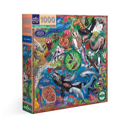 eeBoo 1000pc - Wild World Puzzle