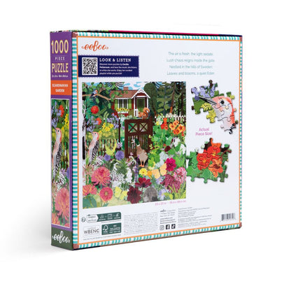 eeBoo 1000pc - Scandinavian Garden Puzzle