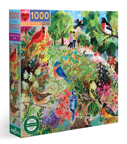 eeBoo 1000pc - Birds in Park Puzzle