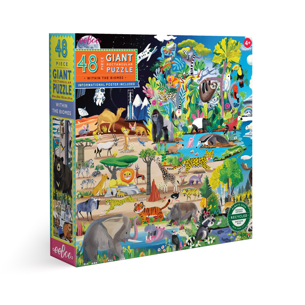 eeBoo 48pc - Within the Biome Giant Puzzle
