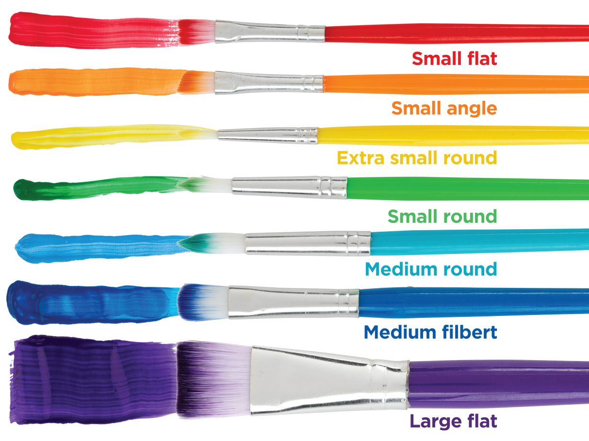 Educational Colours - Rainbow Brush Set