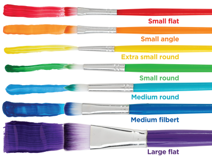 Educational Colours - Rainbow Brush Set