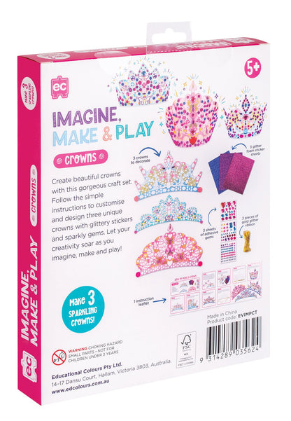 Educational Colours - Imagine, Make & Play Crowns and Tiaras