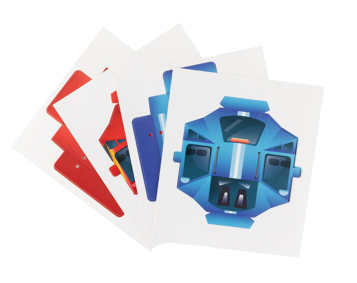 Educational Colours Imagine, Make & Play Racing Cars