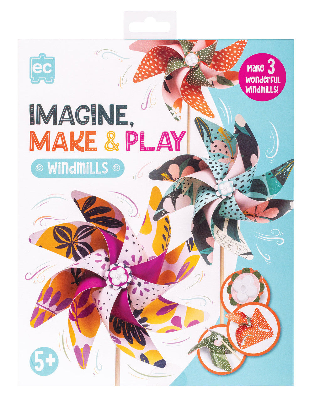 Educational Colours - Imagine, Make & Play Wonderful Windmills